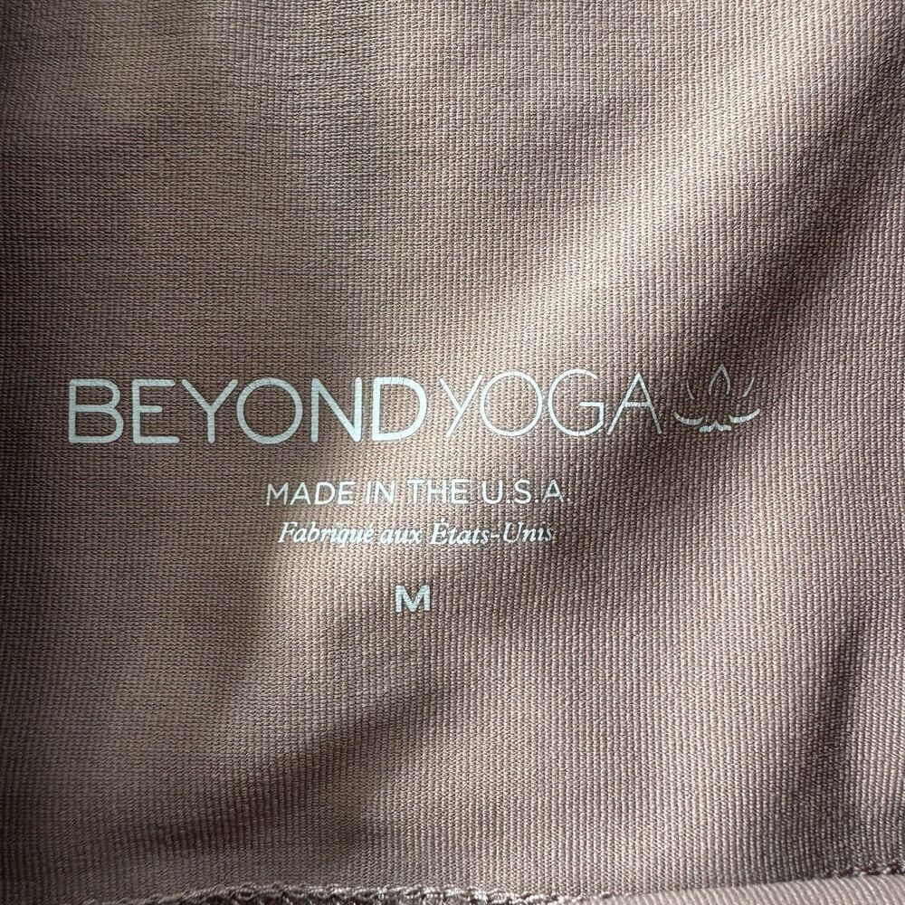 BEYOND YOGA Lost Your Marbles Legging in Mauve Pink & Silver Marble Medium EUC - Picture 7 of 10